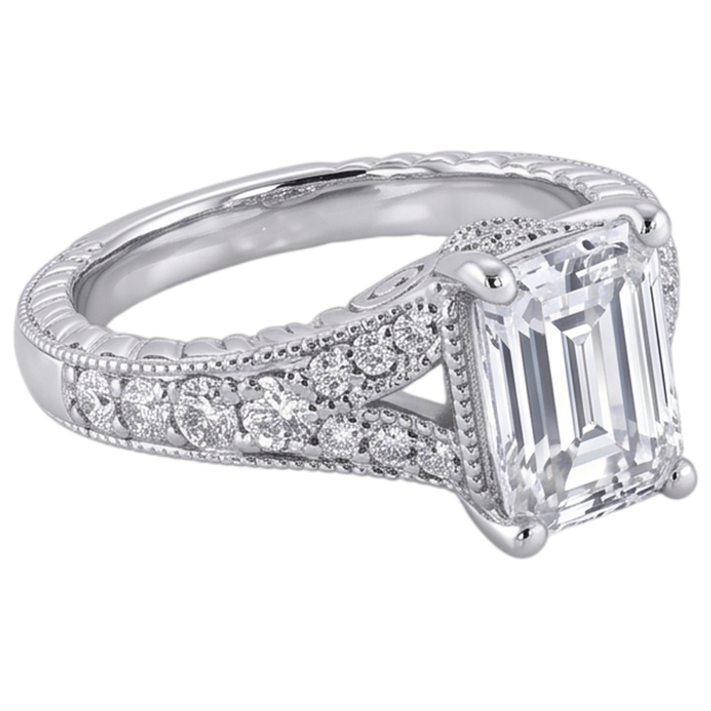 1.36 Ct. Natural Earth Mined DIAMOND ( NOT LAB GROWN )s Engagement Ring White Gold