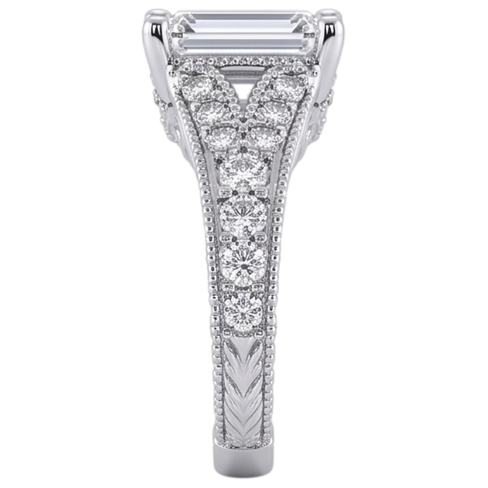 1.36 Ct. Natural Earth Mined DIAMOND ( NOT LAB GROWN )s Engagement Ring White Gold