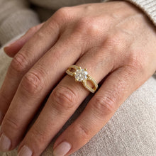 1.4 Ct Natural Earth Mined Diamond Genuine Wedding Ring 14K Yellow Gold Six Prong Set