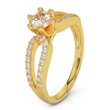 1.4 Ct Natural Earth Mined Diamond Genuine Wedding Ring 14K Yellow Gold Six Prong Set