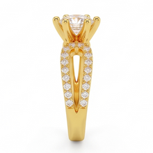 1.4 Ct Natural Earth Mined Diamond Genuine Wedding Ring 14K Yellow Gold Six Prong Set