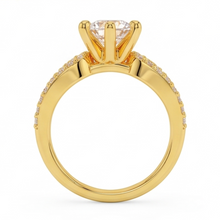 1.4 Ct Natural Earth Mined Diamond Genuine Wedding Ring 14K Yellow Gold Six Prong Set