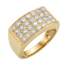 1.40 Carat Round Cut Natural Earth Mined Diamond Gorgeous Yellow Gold Ring