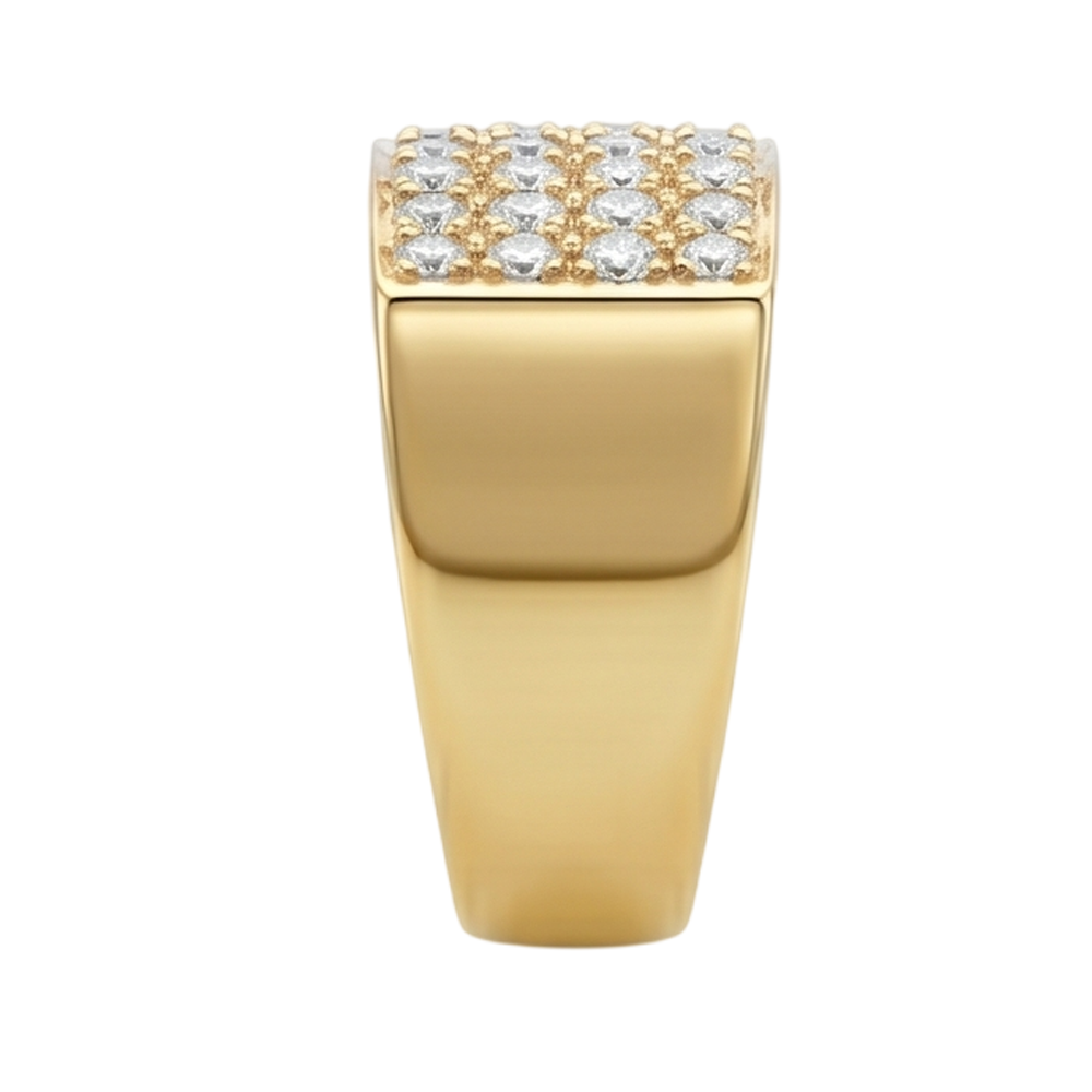 1.40 Carat Round Cut Natural Earth Mined Diamond Gorgeous Yellow Gold Ring