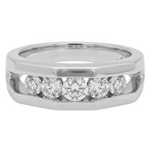 1.40 Carats Natural Earth Mined DIAMOND ( NOT LAB GROWN ) Men's Engagement Ring White Gold 14K