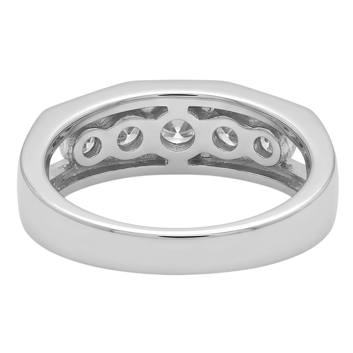 1.40 Carats Natural Earth Mined DIAMOND ( NOT LAB GROWN ) Men's Engagement Ring White Gold 14K