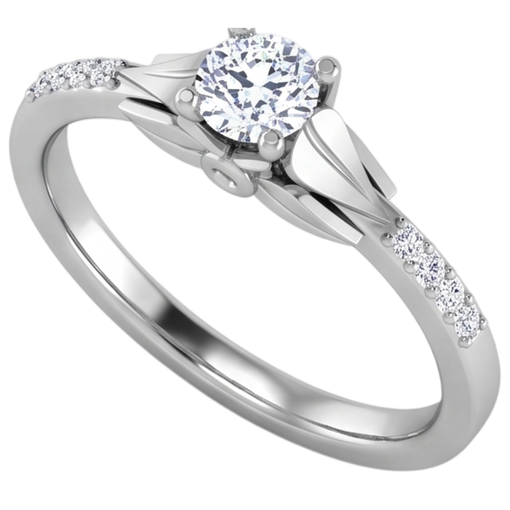 1.40 Carats Round Cut Real Natural Earth Mined DIAMOND ( NOT LAB GROWN ) Engagement Ring White Gold 14K