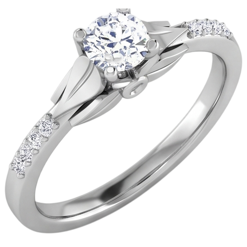 1.40 Carats Round Cut Real Natural Earth Mined DIAMOND ( NOT LAB GROWN ) Engagement Ring White Gold 14K
