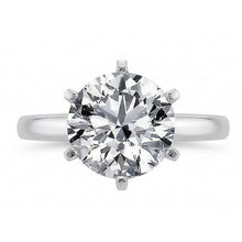 1.40 Ct Round Natural Earth Mined Diamond Solitaire Wedding Ring White Gold 14K
