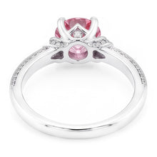 1.41 Ct Round Pink Sapphire Gemstone Ring