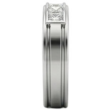1.5 Ct Princess Cut Mens Real Natural Earth Mined Diamond Wedding Ring