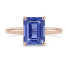 natural emerald sapphire 1.50ct ring side angle