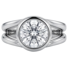 1.50 Carats Solitaire Natural Earth Mined Diamond Anniversary Ring Split Shank