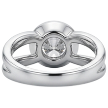 1.50 Carats Solitaire Natural Earth Mined Diamond Anniversary Ring Split Shank