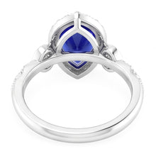 1.50 ct Blue Sapphire Colored Stone Ring in 14K White Gold