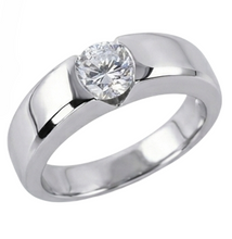 1.51 Carat Gorgeous Real Natural Earth Mined DIAMOND ( NOT LAB GROWN ) Solitaire Ring Gold Mens Ring Gents