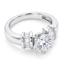 1.51 Ct Real Natural Earth Mined Diamond Anniversary Ring Three Stone Jewellery New