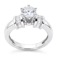 1.51 Ct Real Natural Earth Mined Diamond Anniversary Ring Three Stone Jewellery New