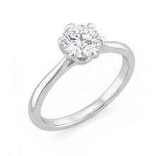 1.70 Ct Solitaire Sparkling Round Cut Natural Earth Mined Diamond Wedding Ring White Gold