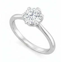 1.70 Ct Solitaire Sparkling Round Cut Natural Earth Mined Diamond Wedding Ring White Gold