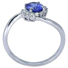 1.75 Carat Oval Tanzanite & Round Natural Earth Mined DIAMOND ( NOT LAB GROWN )s Ring Gemstone Jewellery