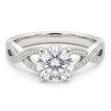 1.75 Carats Natural Earth Mined Diamond Anniversary Ring 14K White Gold