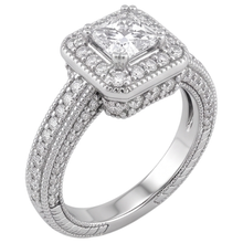 1.75 Carats Real Natural Earth Mined Diamond Engagement Ring Pave Setting Milgrain Jewellery New
