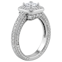 1.75 Carats Real Natural Earth Mined Diamond Engagement Ring Pave Setting Milgrain Jewellery New