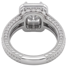 1.75 Carats Real Natural Earth Mined Diamond Engagement Ring Pave Setting Milgrain Jewellery New