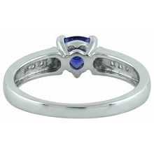 1.75 Carats Trillion AAA Tanzanite Natural Earth Mined DIAMOND ( NOT LAB GROWN )s Fancy Ring White Gold 14K