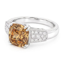 1.75 Ct Cushion Cut Natural Earth Mined Diamond Ring Gemstone 14K White Gold