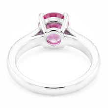 1.75 Ct Oval Pink Sapphire Natural Earth Mined Diamond Vintage Style Wedding Ring Gold