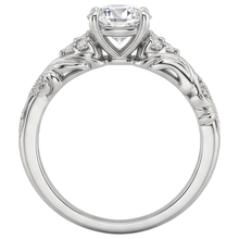 1.85 Carats Round Cut Natural Earth Mined Diamonds Antique Style Engagement Ring