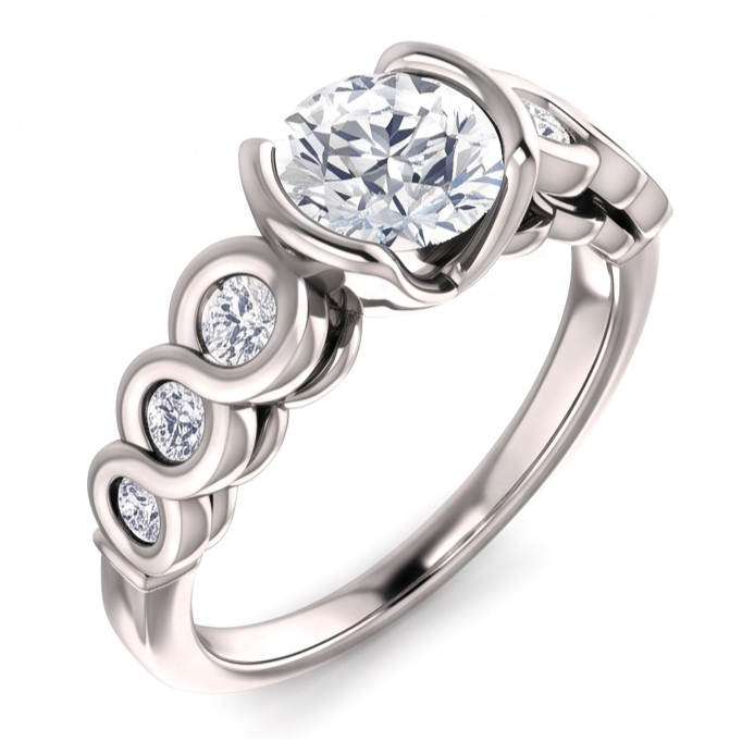 1.86 Ct. Round Brilliant Genuine Natural Earth Mined Diamonds Wedding Anniversary Ring