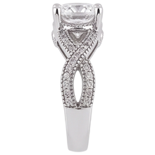 1.87 Carats Real Natural Earth Mined Diamond Engagement Ring Twisted Shank Round Cut