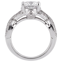 1.87 Carats Real Natural Earth Mined Diamond Engagement Ring Twisted Shank Round Cut