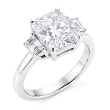 1.91 Carat Cushion Real Natural Earth Mined DIAMOND ( NOT LAB GROWN ) Three 3 Stone Ring Gold New