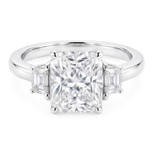 1.91 Carat Cushion Real Natural Earth Mined DIAMOND ( NOT LAB GROWN ) Three 3 Stone Ring Gold New