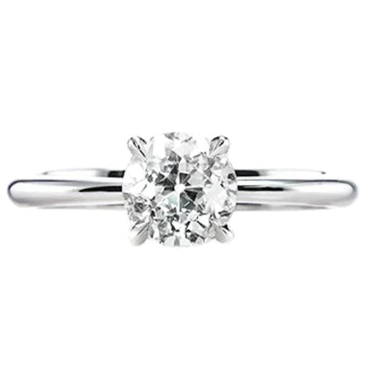 1 Carat Classic Real Diamond Engagement Ring