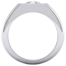 1 Carat F VS1 Natural Earth Mined DIAMOND ( NOT LAB GROWN ) Men's Solitaire Ring 14K White Gold