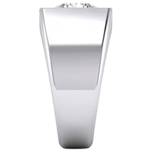 1 Carat F VS1 Natural Earth Mined DIAMOND ( NOT LAB GROWN ) Men's Solitaire Ring 14K White Gold