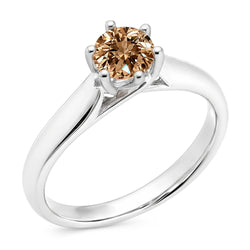 1 Carat Gemstone Natural Earth Mined Diamond Solitaire Anniversary Ring
