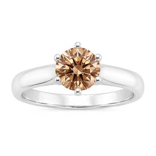 1 Carat Gemstone Natural Earth Mined Diamond Solitaire Anniversary Ring