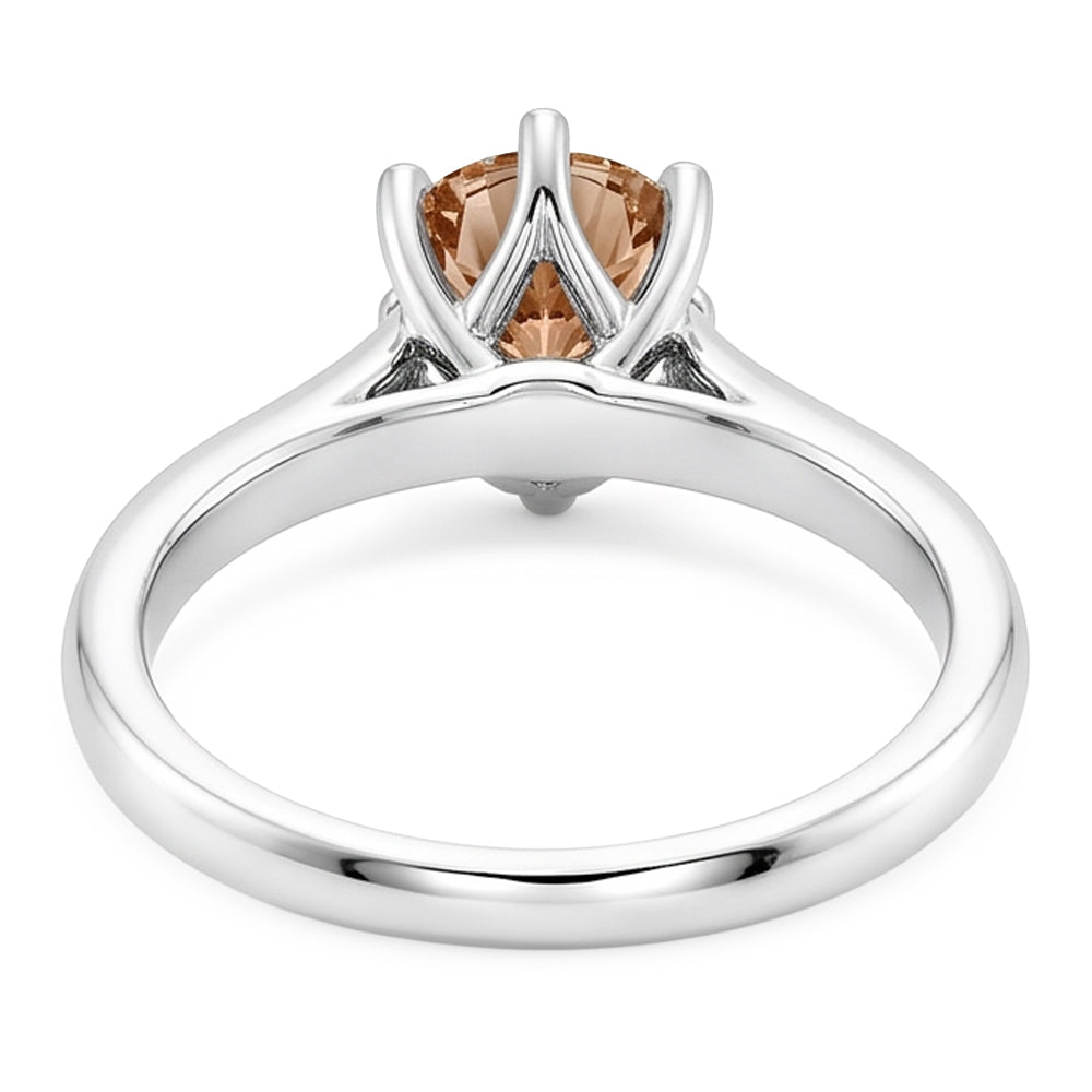1 Carat Gemstone Natural Earth Mined Diamond Solitaire Anniversary Ring