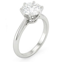 1 Carat Genuine Natural Earth Mined Diamond Solitaire Engagement Ring White Gold 14K Ring Jewelry