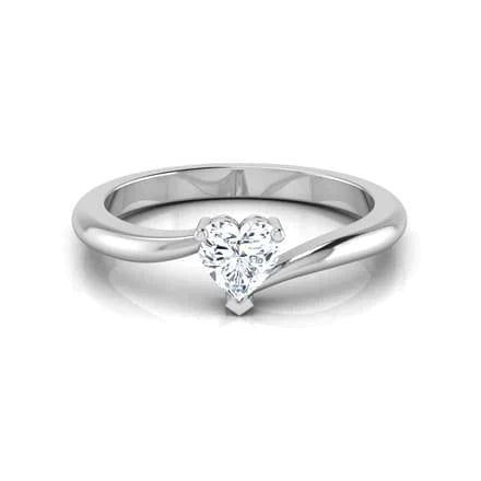 1 Carat Heart Real Diamond Ring Ladies Jewelry