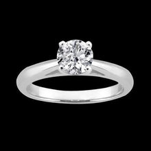 1 Carat Diamond Cathedral Setting Solitaire Engagement Ring