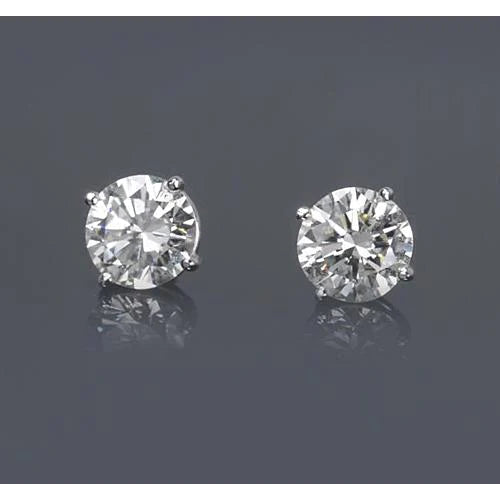 1 Carat Diamond Earrings For Sale