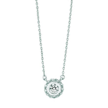 1 Carat Real Diamond Pendant White Gold 14K