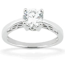1 Carat Real Diamond Ring With Filigree